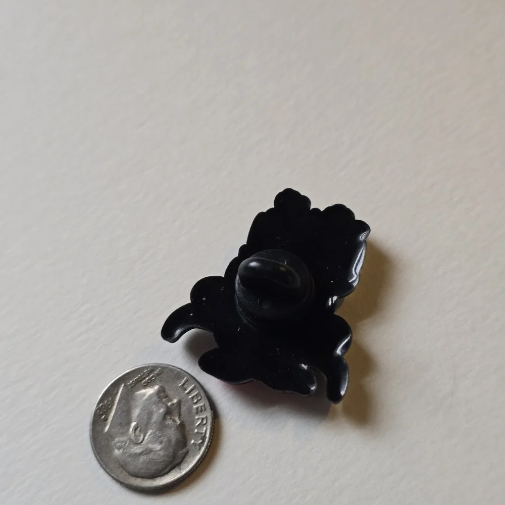 Highland Cow Pin with Pink Bow